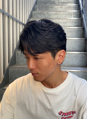 フェザーパーマスタイル！