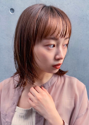 綺麗な艶髪スタイル　カットカラー