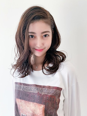 大人かわいい美髪レイヤー