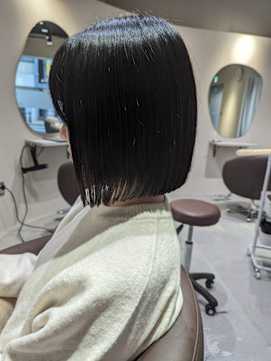 パツッとボブ×髪質改善