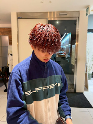 秋っぽワインレッドカラー