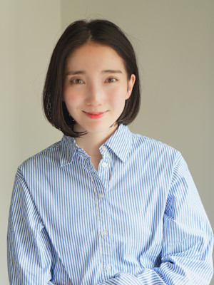 前下がりショート・ボブ/絶壁解消/前髪あり/40代/30代