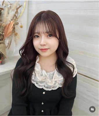 《高橋亜美》ピンクブラウン/ダブルカラー/大宮