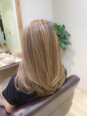 白髪ぼかし細めハイライト30代40代50代【藤沢　藤沢駅】