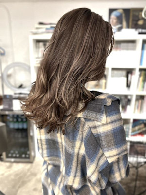 レイヤーカット/ハイライト/グレージュ/髪質改善/ブリーチ