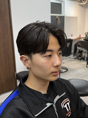 大宮/カット/短髪/毛流れ/センターパート