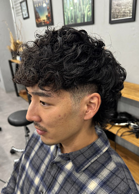 WAVY 桜木町　外国人風マレットヘア