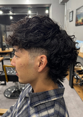 WAVY 桜木町　外国人風マレットヘア