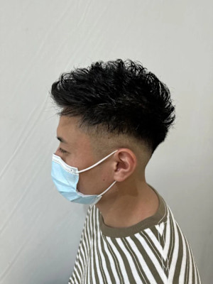 ツーブロショート