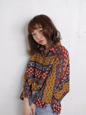 ブリーチ無しモカブラウン