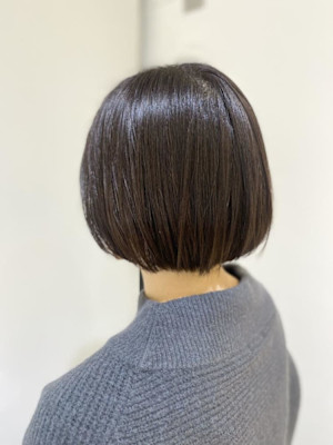 コロンと丸いボブ