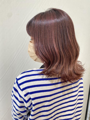 ピンクグラデーションカラー