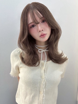 韓国ヘア ミルクティーベージュ