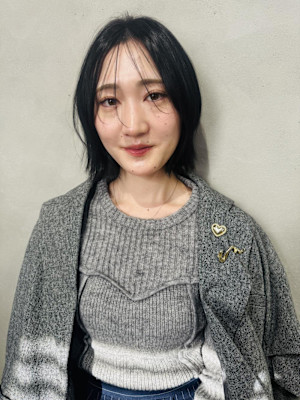 ミニボブ/ブルーブラック