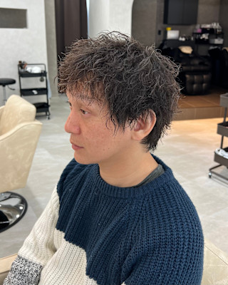 大人のスパイラルパーマ