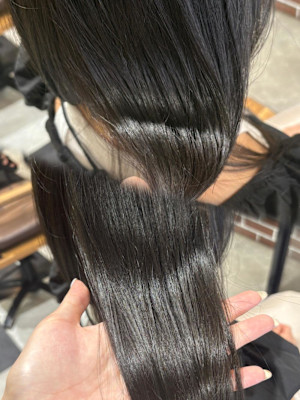 ダークオリーブ　透明感カラー　イルミナカラー~*