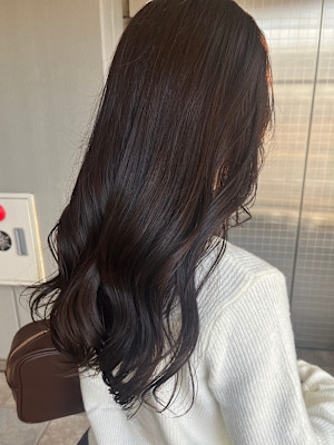 ロング こっくりブラウン