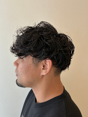 メンズマッシュ×ルーズパーマ