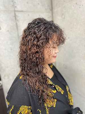 レディーススパイラルパーマ　