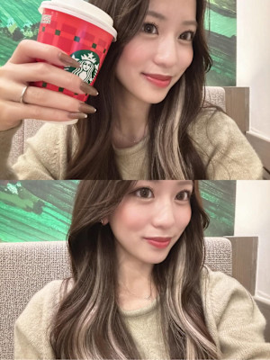 インナーカラーを入れてもらいました🤎🤍