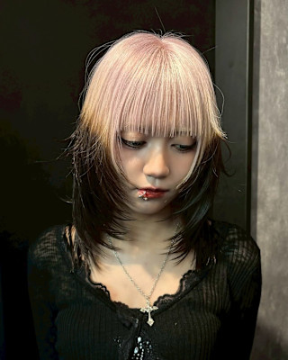 ルーツカラー　ケアブリーチ　ブリーチカラー　表参道/原宿