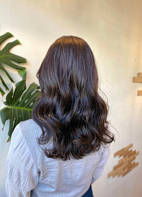 【簡単スタイリング】レイヤーカット・ラベンダーグレージュ