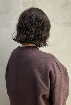 ボブ/パーマ/ニュアンスパーマ