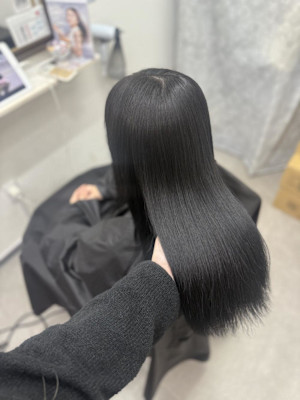 ダークグレー/ツヤ髪/髪質改善