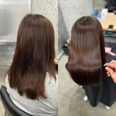 #髪質改善#縮毛矯正#美髪矯正