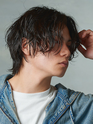 men's salon L-MARK 天王寺 メンズパーマ
