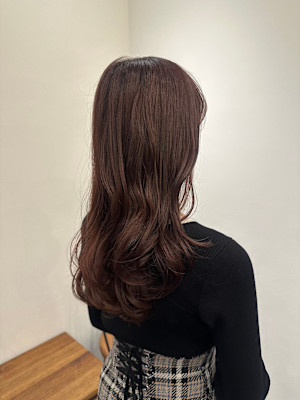 池袋 髪質改善 イルミナカラー ピンクブラウン♪