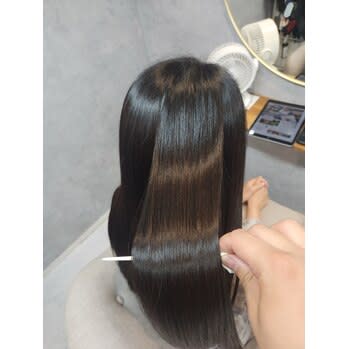 【髪質改善】弱酸熱トリートメント／バブルエステ／カラー