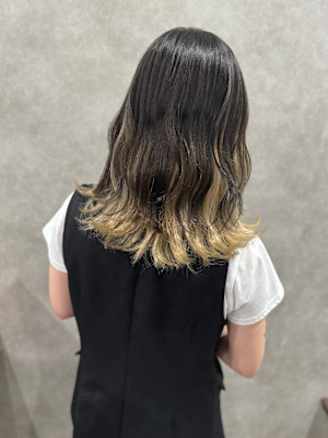 全体インナーカラー