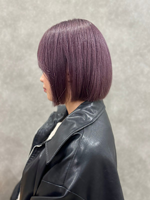 ブリーチありパープルカラー