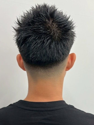 刈り上げ ベリーショート メンズカット スパイキーショート