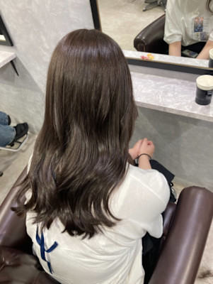 艶感アッシュベージュ