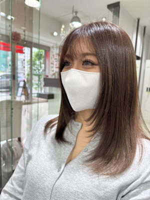 20代　髪質改善 イルミナカラー