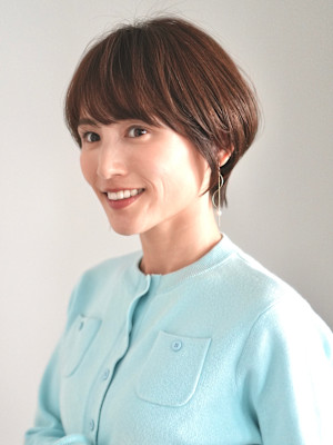 前下がりショート・ボブ/絶壁解消/前髪あり/40代/30代