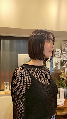 ピンクベージュ/髪質改善