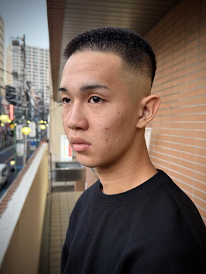 【大村指名】メンズカットスキンフェードボウス