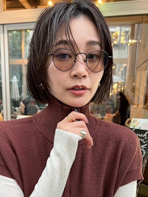 #ボブ #切りっぱなしボブ #レイヤーボブ #くびれボブ 