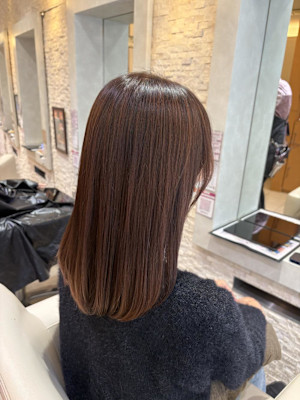 柔らか透明感×ラベンダーベージュ