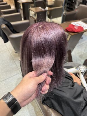 透明感ラベンダーカラー