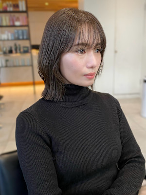 【SPADIC大阪梅田店】ブリーチなしの透け感ブラウン