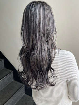 グレージュハイライト