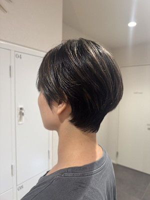 コンパクトショートでメリハリハイライト◎