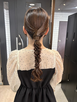 ミホ＊お呼ばれヘア