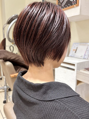 ショートボブ／ショート/くびれレイヤー