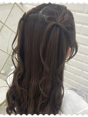 後ろ姿盛れ！リボンハーフツイン♪_ユウ