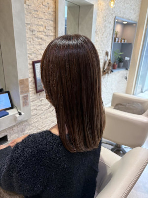 柔らか透明感×ラベンダーベージュ